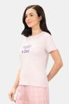 Amante Scoop Neck Sleep Tee - Happy Vibes Print — thumbnail 2